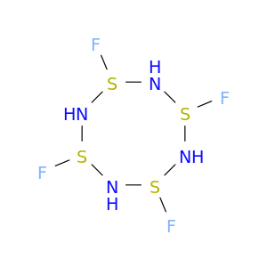 1H,3H,5H,7H-1,3,5,7,2,4,6,8-Tetrathiatetrazocine, 1,3,5,7-tetrafluoro-