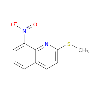 Quinoline, 2-(methylthio)-8-nitro-