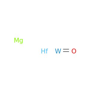 Hafnium magnesium tungsten oxide