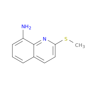 8-Quinolinamine, 2-(methylthio)-