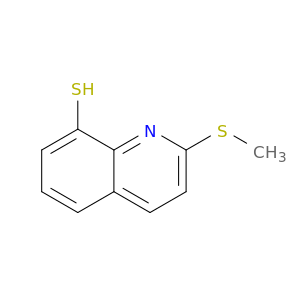 8-Quinolinethiol, 2-(methylthio)-