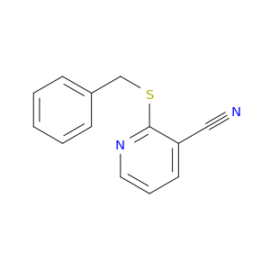 3-Pyridinecarbonitrile, 2-[(phenylmethyl)thio]-