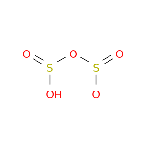 Disulfite, hydrogen