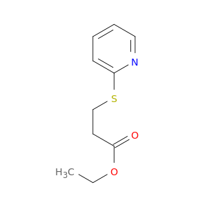 Propanoic acid, 3-(2-pyridinylthio)-, ethyl ester