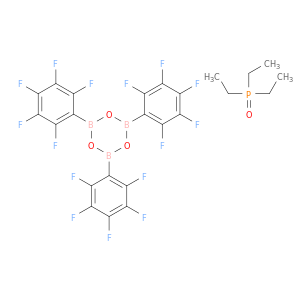 Phosphine oxide, triethyl-, compd. with tris(pentafluorophenyl)boroxin(1:1)