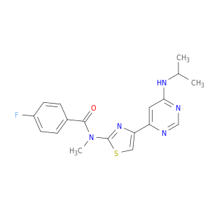 4-氟-N-[4-[6-(异丙基氨基)嘧啶-4-基]-1,3-噻唑-2-基]-N-甲基苯甲酰胺