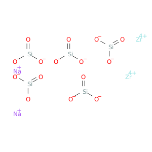 sodium zirconium(4+) oxosilanediolate(2:2:5)