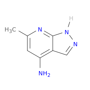 1H-Pyrazolo[3,4-b]pyridin-4-amine, 6-methyl-