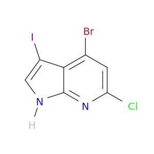 4-Bromo-6-chloro-3-iodo-1H-pyrrolo[2,3-b]pyridine