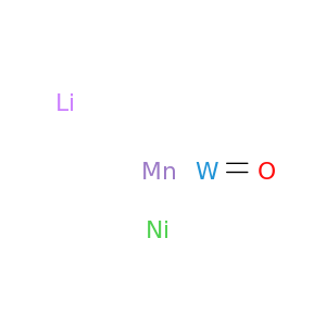 Lithium manganese nickel tungsten oxide