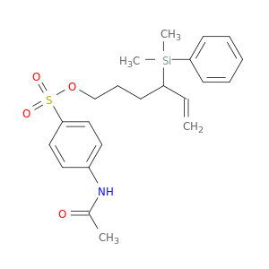 Benzenesulfonic acid, 4-(acetylamino)-, 4-(dimethylphenylsilyl)-5-hexen-1-yl ester