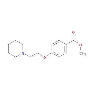 Benzoic acid, 4-[2-(1-piperidinyl)ethoxy]-, methyl ester