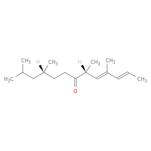 2,4-Tridecadien-7-one, 4,6,10,12-tetramethyl-, (2E,4E,6R,10R)-