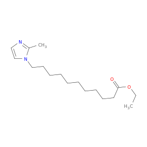 1H-Imidazole-1-undecanoic acid, 2-methyl-, ethyl ester