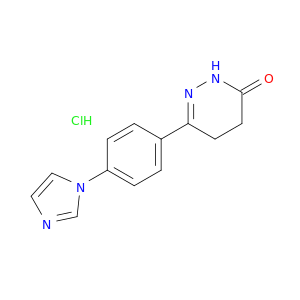 4,5-Dihydro-6-(p-imidazol-1-ylphenyl)-3(2H)-pyridazinone monohydrochloride