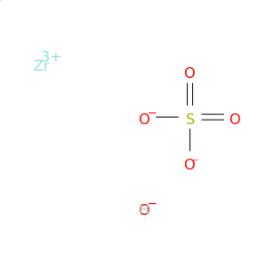 Zirconium hydroxide sulfate