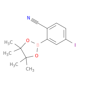 4-IODO-2-(4,4,5,5-TETRAMETHYL-1,3,2-DIOXABOROLAN-2-YL) BENZONITRILE