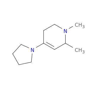 Pyridine, 1,2,5,6-tetrahydro-1,2-dimethyl-4-(1-pyrrolidinyl)-