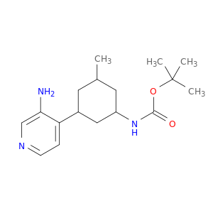 N-[3-(3-氨基吡啶-4-基)-5-甲基环己基]氨基甲酸叔丁酯