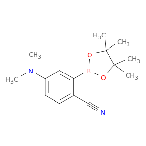 4-(DIMETHYLAMINO)-2-(4,4,5,5-TETRAMETHYL-1,3,2-DIOXABOROLAN-2-YL) BENZONITRILE