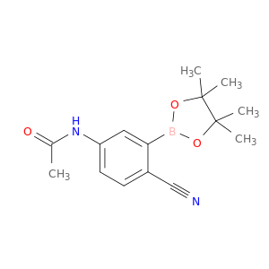 N-(4-CYANO-3-(4,4,5,5-TETRAMETHYL-1,3,2-DIOXABOROLAN-2-YL) PHENYL)ETHANAMIDE