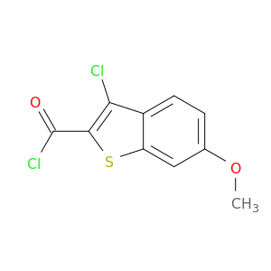 3-氯-6-甲氧基苯并[b]噻吩-2-甲酰氯