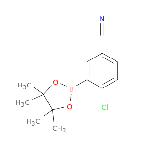 4-氯-3-(4,4,5,5-四甲基-1,3,2-二氧硼杂环戊烷-2-基)苯腈