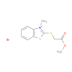 Benzothiazolium, 2-[(2-methoxy-2-oxoethyl)thio]-3-methyl-, bromide