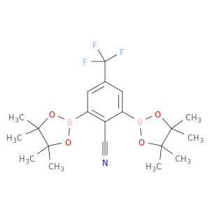 2,6-BIS(4,4,5,5-TETRAMETHYL-1,3,2-DIOXABOROLAN-2-YL)-4-(TRIFLUOROMETHYL) BENZONITRILE