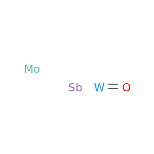 Antimony molybdenum tungsten oxide