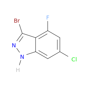 3-Bromo-6-chloro-4-fluoro-1H-indazole