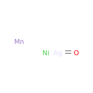 Manganese nickel silver oxide