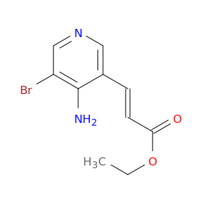 3-(4-氨基-5-溴-3-吡啶基)丙烯酸乙酯