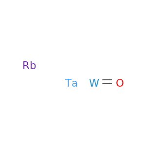 Rubidium tantalum tungsten oxide