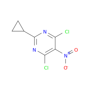 4,6-二氯-2-环丙基-5-硝基嘧啶