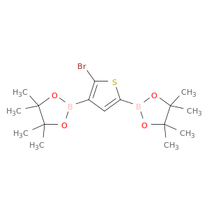 2-[2-溴-5-(4,4,4,5,5-四甲基-1,3,2-二氧化物-2-基)-3-噻吩基二氢-4,5,5-四甲基-1,3,2-二恶英醇醇