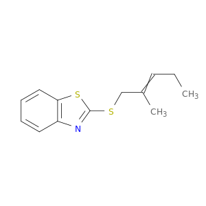 Benzothiazole, 2-[(2-methyl-2-pentenyl)thio]-