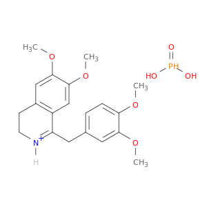 异喹啉,1-[(3,4-二甲氧基苯基)甲基]-3,4-二氢-6,7-二甲氧基-,磷酸盐(1：1)