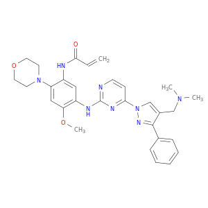 N-[5-[[4-[4-[(二甲基氨基)甲基]-3-苯基-1H-吡唑-1-基]嘧啶-2-基]氨基]-4-甲氧基-2-吗啉基苯基]丙烯酰胺