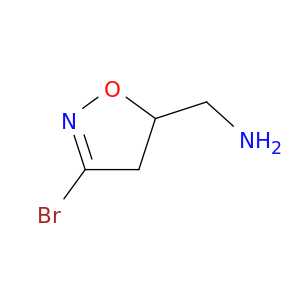 5-Isoxazolemethanamine, 3-bromo-4,5-dihydro-