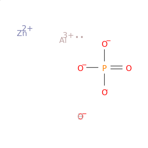 Aluminum zinc hydroxide phosphate