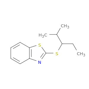 Benzothiazole, 2-[(1-ethyl-2-methylpropyl)thio]-