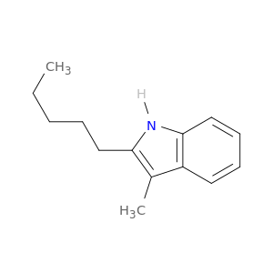 1H-Indole, 3-methyl-2-pentyl-