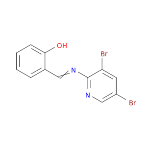 Phenol, 2-[[(3,5-dibromo-2-pyridinyl)imino]methyl]-