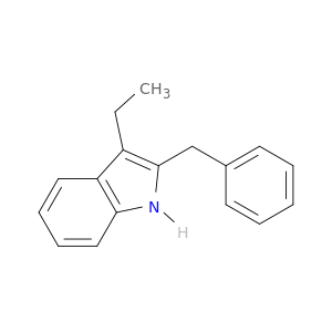 1H-Indole, 3-ethyl-2-(phenylmethyl)-