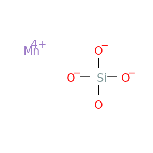 硅酸(H2SIO3),锰(2+)盐(1：1)