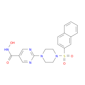 N-羟基-2-[4-(2-萘基磺酰基);-1-哌嗪基]-5-嘧啶甲酰胺