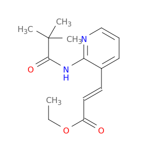 3-(2-三甲基乙酰氨基-3-吡啶基)丙烯酸乙酯