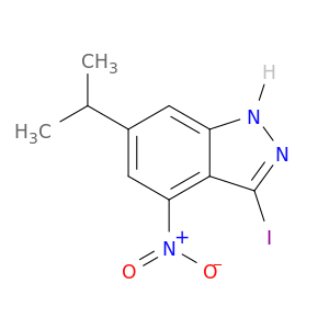 3-Iodo-6-(1-甲基乙基)-4-硝基-1H-吲唑