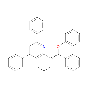 Quinoline, 5,6,7,8-tetrahydro-8-(phenoxyphenylmethylene)-2,4-diphenyl-